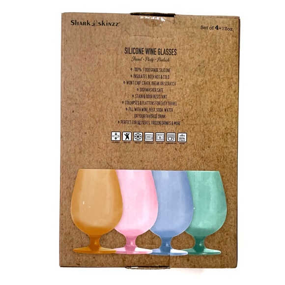 | itslove home: silicone wine time glass set | - Picture 6 of 6